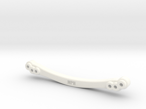 MPHRC Strut Rod TRX E-Maxx F&R in White Processed Versatile Plastic