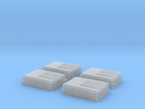 Rooftop-Mounted Air Conditioner Units (N scale) in Smoothest Fine Detail Plastic