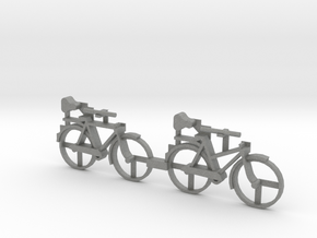 HO Scale Bicycles in Gray PA12