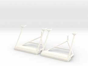 1.8 BELL412 FRONT STEPS FOR ROBAN in White Processed Versatile Plastic