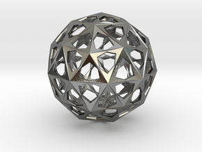 Star Sphere in Polished Silver