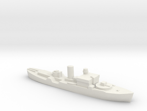 HMS Begonia corvette 1:3000 WW2 in White Natural Versatile Plastic