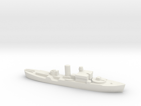 HMS Begonia corvette 1:2400 WW2 in White Natural Versatile Plastic