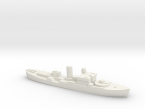 HMS Begonia corvette 1:1800 WW2 in White Natural Versatile Plastic