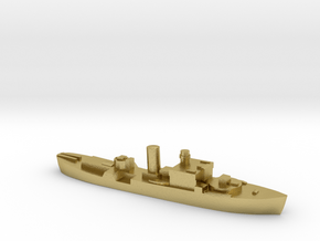 HMS Begonia corvette 1:1800 WW2 in Natural Brass