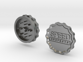 Speed Suspects Herbal Grinder in Natural Silver