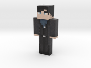 DAVER_BLUE | Minecraft toy in Natural Full Color Sandstone