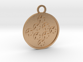 Eight of Pentacles in Natural Bronze