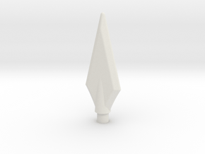 Trident Spear 2 in White Natural Versatile Plastic