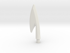 Trident Spear 3 in White Natural Versatile Plastic