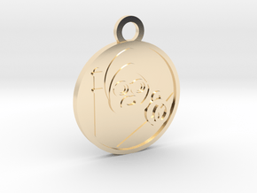 The Hermit in 14k Gold Plated Brass