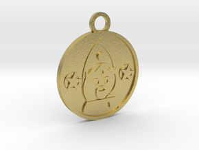 King of Pentacles in Natural Brass