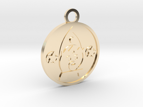 King of Pentacles in 14K Yellow Gold
