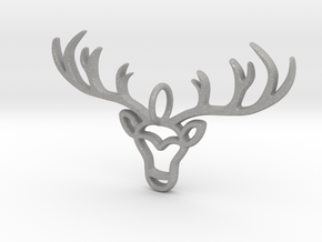 Deer Pendant in Aluminum