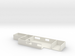 1/87 Scale MASH Main Building Operating Room in White Natural Versatile Plastic