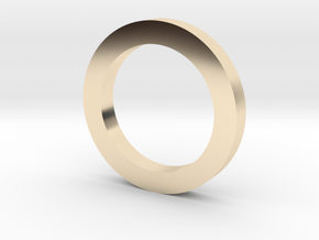28.6mmX5mm in 14K Yellow Gold
