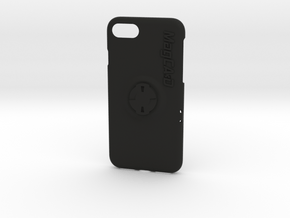 iPhone 7 Wahoo Mount Case - Centre in Black Natural Versatile Plastic