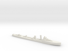 HMS Walpole destroyer-SR escort 1:2400 WW2 in White Natural Versatile Plastic