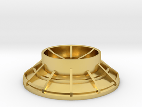 ANTENNA STAND for the MIMAS Saturn's Moon Ring Box in Polished Brass