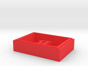 Candy Mold in Red Processed Versatile Plastic