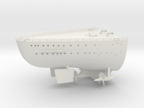 Best Cost 1/200 DKM Bismarck deck stern in White Natural Versatile Plastic