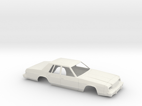 1/18 1979-81 Dodge St Regis Shell in White Natural Versatile Plastic