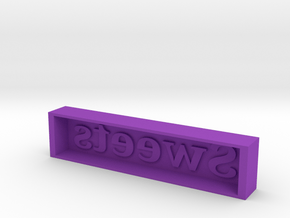 Sweeeeet Candy Mold in Purple Processed Versatile Plastic