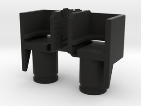 TF WFC Siege - Ultra Magnus Thigh Extenders in Black Premium Versatile Plastic