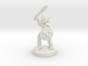 Goblin in Melee - Updated! in White Natural Versatile Plastic