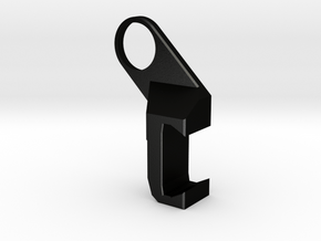 Canted Rear Sight (Right side) in Matte Black Steel