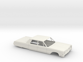 1/18 1967 Chrysler-Newport Sedan Shell in White Natural Versatile Plastic