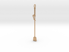 Riding Crop in Natural Bronze