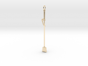 Riding Crop in 14k Gold Plated Brass