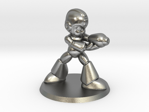 Megaman 1/60 miniature for games and rpg scifi in Natural Silver