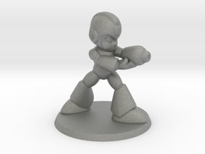Megaman 1/60 miniature for games and rpg scifi in Gray PA12