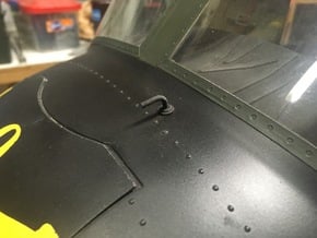 UH-1 Battery Vent Vario 1/6 in Tan Fine Detail Plastic