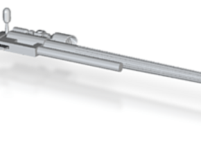 1:12 Miniature RAI Model 500 Sniper Rifle in Tan Fine Detail Plastic