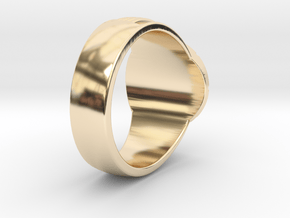 Supergirl Legion Flight Ring, size 11, 20.6mm Repl in 14K Yellow Gold