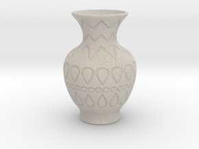 Vase_09 in Natural Sandstone
