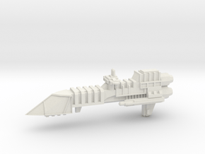 Imperial Frigate - Concept C  in White Natural Versatile Plastic