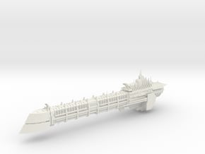 Chaos Renegade Long_ship - Concept 5 in White Natural Versatile Plastic