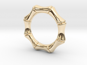 bamboo 5mm Ring in 14K Yellow Gold