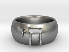 Chai (life) Ring in Natural Silver: 9.75 / 60.875