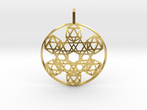 Etheric Reflector (Domed) in Polished Brass