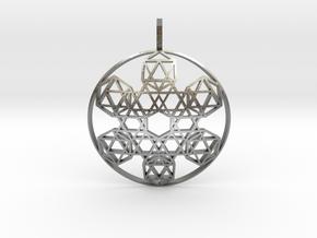 Etheric Reflector (Domed) in Natural Silver