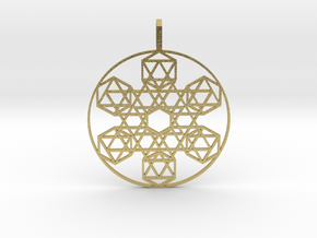 Etheric Reflector (Flat) in Natural Brass