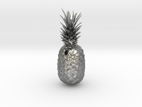 Pineapple Pendant in Natural Silver