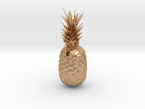 Pineapple Pendant in Natural Bronze