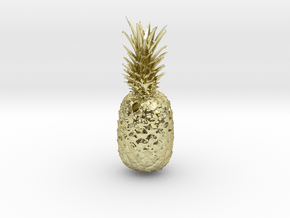 Pineapple Pendant in 18K Yellow Gold