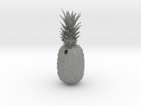 Pineapple Pendant in Gray PA12